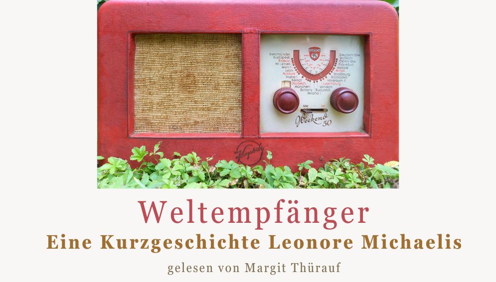 Weltempfänger von Leonore Michaelis - ein kleiner roter Radio